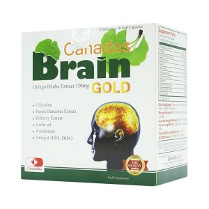 Canadas Brain Gold Hdpharma 10X10 (Hộp 10 Vỉ x 10 Viên)