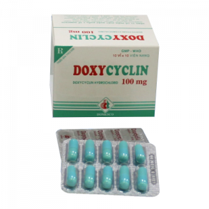 Doxycyclin 100Mg Domesco (Hộp 10 Vỉ x 10 Viên)
