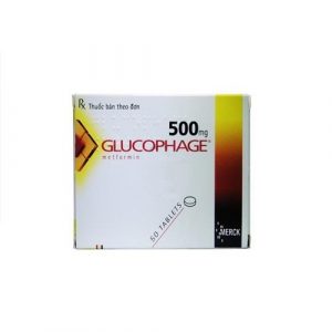 Glucophage 500Mg (5 Vỉ x 10 Viên)