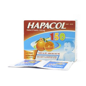 Hapacol 150 (Hộp 24 gói x 1.5 g)