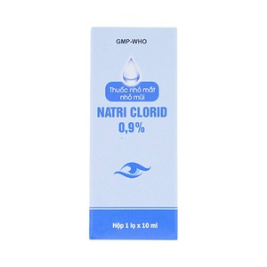 Natri Clorid 0.9% Gia Nguyễn 10Ml - Thuốc Nhỏ Mắt Mũi (Chai 10ml)