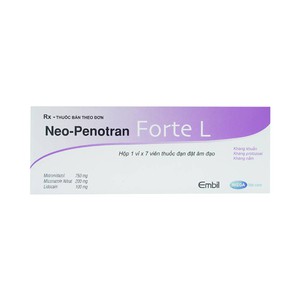 Neo-Penotran Forte L 1X7 (Hộp 1 Vỉ x 7 Viên)