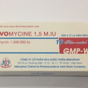 Novomycine 1,5Miu (Hộp 2 Vỉ x 8 Viên)