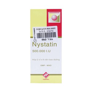 Nystatin 500.000Iu (Hộp 2 Vỉ x 8 Viên)