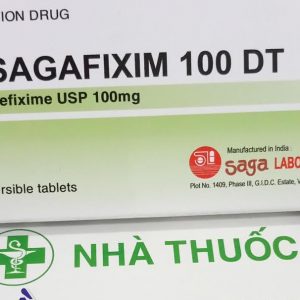 Sagafixim 100 (Hộp 1 vỉ x 10 viên)