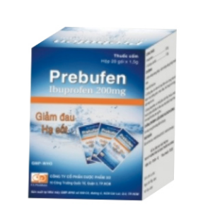 Prebufen 20 Gói Ft Pharma (Hộp 20 gói x 1.5g)