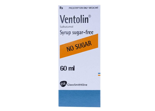 Ventolin Syrup 60Ml Không Đường