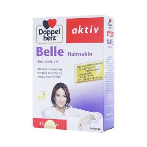 Aktiv Belle Hair - Viên Uống Bổ Sung Vitamin (Hộp 3 Vỉ x 10 Viên)