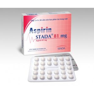 Aspirin 81 Stada (Hộp 56 Viên)