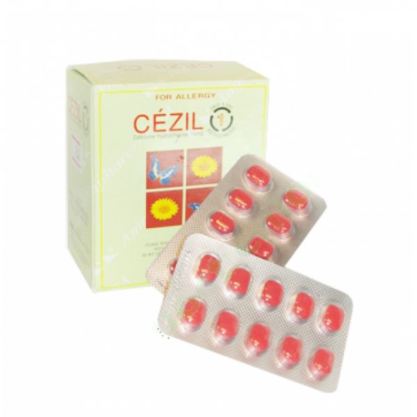Cezil cetirizine Imexpharm (hộp 100v)