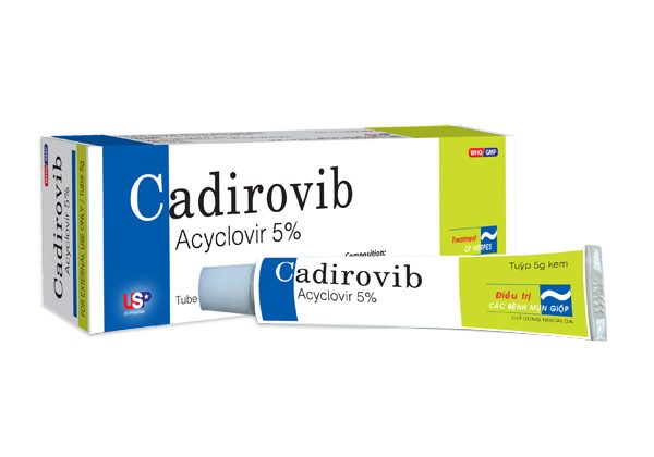 Cream. CADIROVIB 5G (Hộp 1 Tuýp 5g) | Chợ y tế xanh