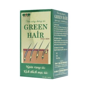 Green Hair - Viên Uống Dưỡng Tóc, Ngăn Rụng Tóc (Hộp)