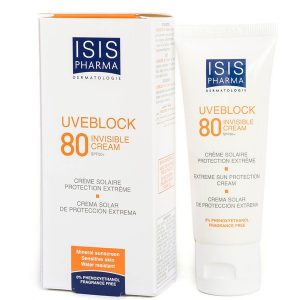 Kem Chống Nắng Cho Da Nhạy Cảm Isis Pharma Uveblock 80 Invisible Cream Spf 50+ 40Ml (Tuýp)