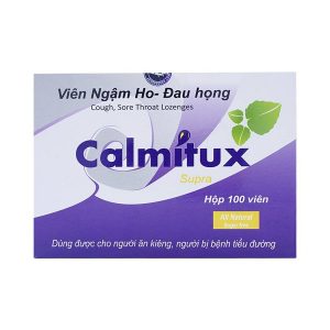 Kẹo Ngậm Ho Calmitux 100V (Hộp)