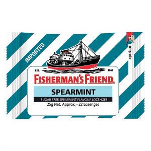 Kẹo con tàu Spearmint ngậm không đường (gói 22v)