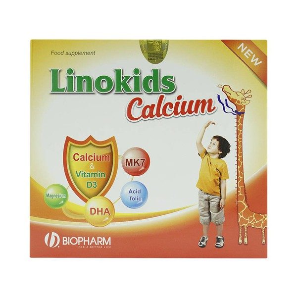 Linokids Calcium Biopharm (Hộp 4 Vỉ x 5 Ống)