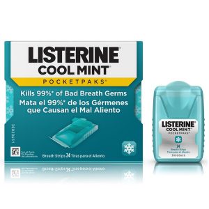 Listerine Coolmint Pocketpaks 24 (Vỉ)