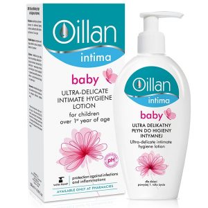 Oillan Intima Baby (chai) 200Ml Dung Dịch Vệ Sinh Vùng Kín Dành Cho Bé Gái Từ 1 Năm Tuổi