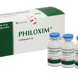 Philoxim Cefotaxim 1g (hộp 10 lọ) Phil