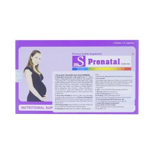 S-Prenatal - Viên Uống Bổ Sung Vitamin Và Khoáng Chất (Hộp 3 Vỉ x 10 Viên)
