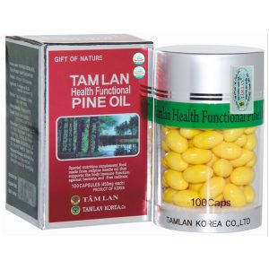 Tamlan Health Functional Pine Oil (Dầu Thông Đỏ) 100V (Hộp)