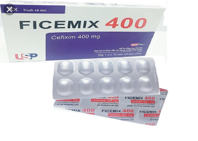 FICEMIX 400 (Hộp 1 vỉ x 10 viên)