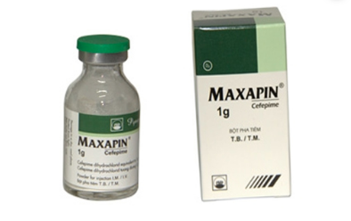 MAXAPIN 1g (Hộp 1 lọ / Hộp 10 lọ x 1 g)