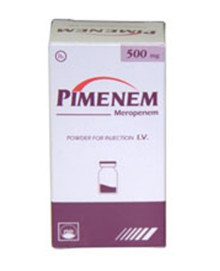 PIMENEM (Hộp 1 lọ/ Hộp 10 lọ x 500 mg)